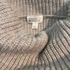 Market & Spruce Oversized Chunky Cowl Neck Sweater